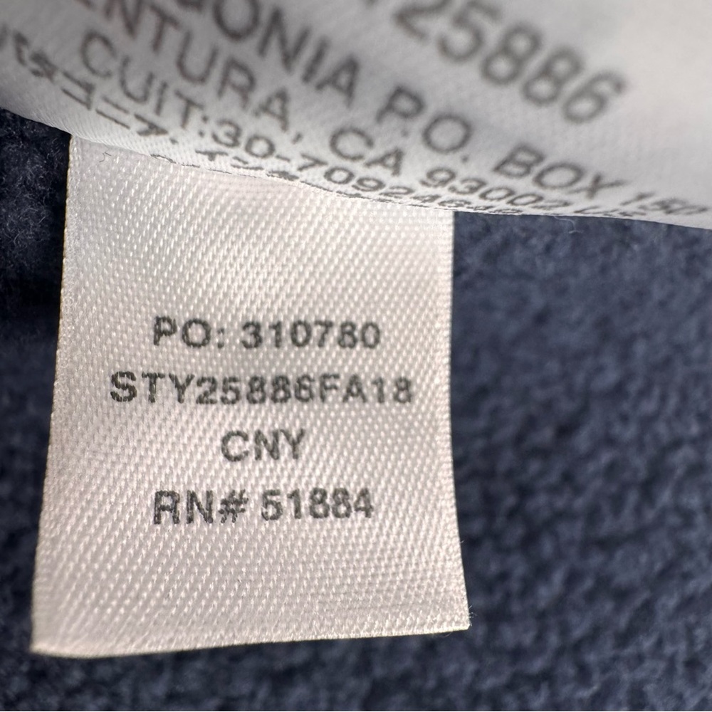 Patagonia Better Sweater Vest Women's Small Blue Fleece Gorpcore Full Zip Logo - Picture 9 of 11